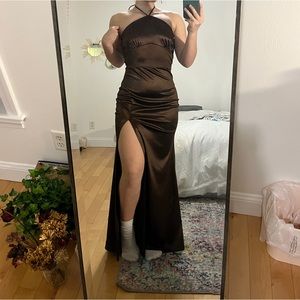 Brown Windsor Prom Dress